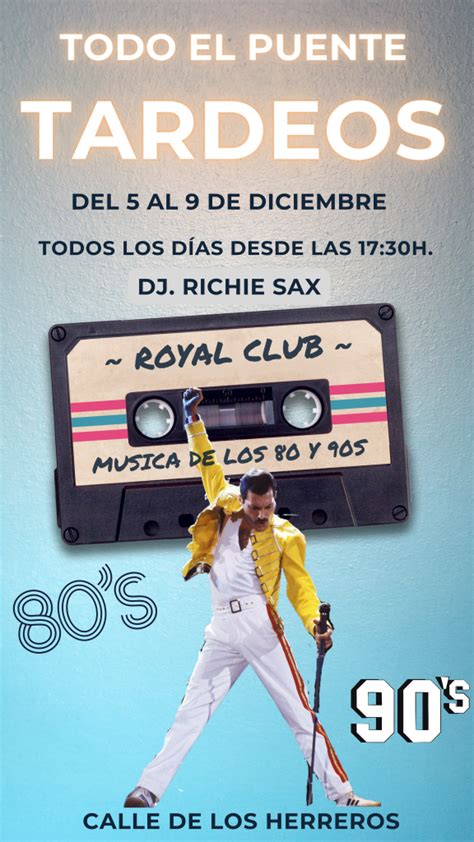 royal club zamora|Los años 80 y 90 vuelven a Zamora en el Royal Club.